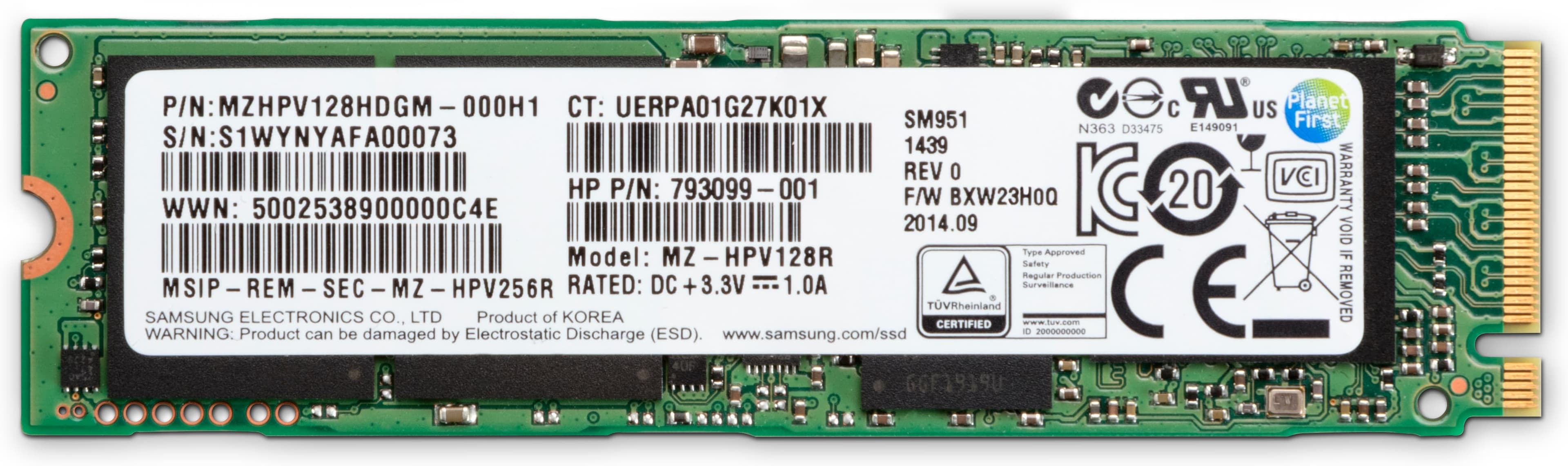 HP Z TURBO DRIVE G2 - SSD - 512 GO - INTERNE - M.2 - PCIE 3.0 X4 (NVME) - POUR WORKSTATION Z8 G4